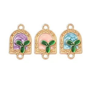 Alloy Enamel Links Connector Charms