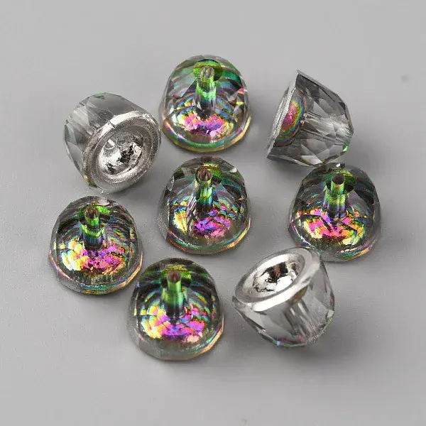 Electroplate Transparent Glass Beads