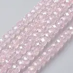 Electroplate Glass Beads Strands