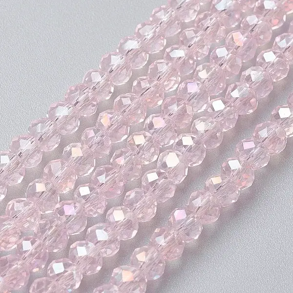 Electroplate Glass Beads Strands