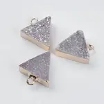 Natural Druzy Agate Charms