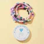 3 Strands 3 Style Handmade Polymer Clay Beads Strands