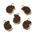 Dyed Synthetic Lava Rock Pendants