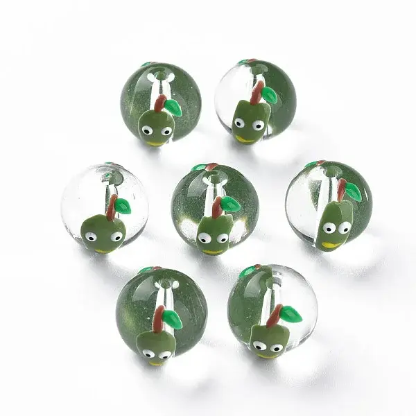 Transparent Glass Enamel Beads