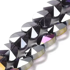 Electroplate Glass Beads Strands