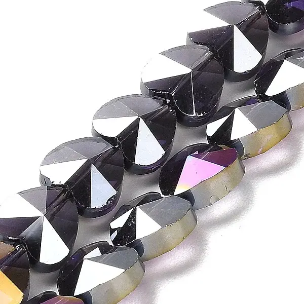 Electroplate Glass Beads Strands