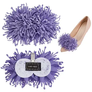 Cloth Artificial Flower Shoe Decorations