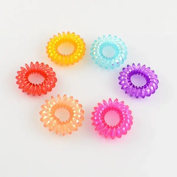 Telephone Cord Elastic Hair Ties