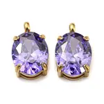 304 Stainless Steel Charms Micro Pave Cubic Zirconia