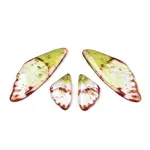 Transparent Resin Wing Earrings Pendants
