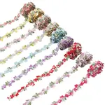 9 Yards 9 Colors Flower Polyester Embroidery Lace Ribbon