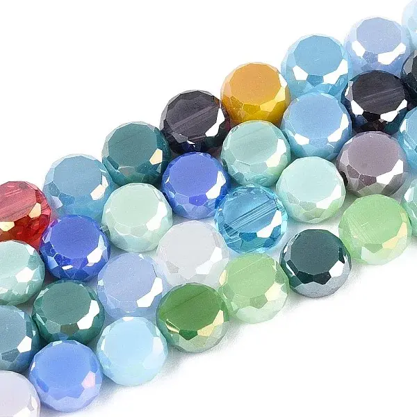 Electroplate Glass Beads Strands