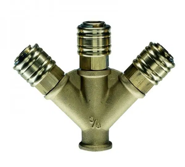 EWO Vzduchová roztrojka 3/8" s rychlospojkami