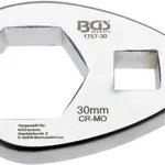BGS technic Klíč plochý otevřený 1/2", 20 mm - BGS 1757-20 Velikost: 30 mm