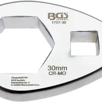 BGS technic Klíč plochý otevřený 1/2", 20 mm - BGS 1757-20 Velikost: 30 mm