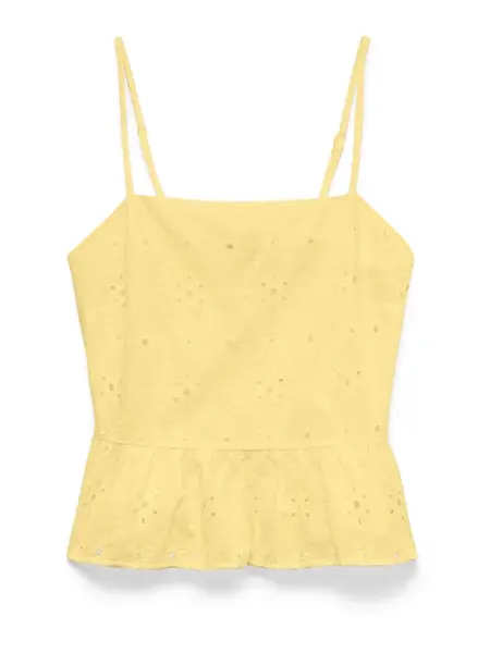 VERO MODA Top 'VMELIZA'  svetložltá