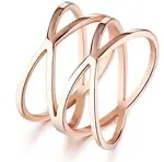 Troli Romantický bronzový prsten z oceli KRS-275 54 mm