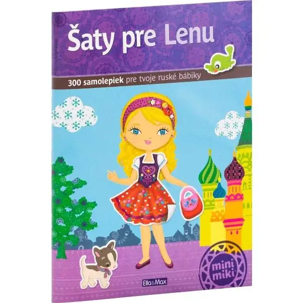 ELLA & MAX ŠATY PRE LENU Kniha samolepiek, mix, veľkosť