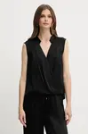 BOSS Hedvábná halenka BOSS Basina