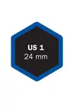Univerzální opravná vložka US, šestihranná, různé velikosti - Ferdus Varianta: US 1 24 mm. 1 ks