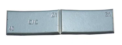 Ferdus Závaží samolepící zinkové ZNC 25 g, šedý lak - 1 kus Varianta: ZNC 40 g. šedý lak. 1 ks