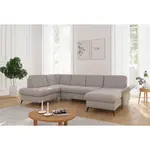 Sit & More SEDACÍ SOUPRAVA, textil, šedobéžová