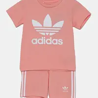 Dětská bavlněná souprava adidas Originals oranžová barva, JC6580