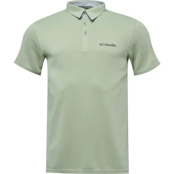 Columbia NELSON POINT POLO Pánske polo tričko, khaki, veľkosť