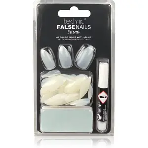 Technic Cosmetics False Nails Stiletto umělé nehty 48 ks