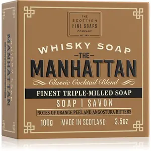 Scottish Fine Soaps Whisky Soap The Manhattan tuhé mýdlo 100 ml
