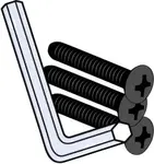 MERCURY Spojovací sada (sada šroubů) pro FISH BONES