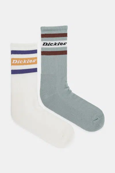Ponožky Dickies 2-pack pánské, zelená barva, DK0A4XDKK361