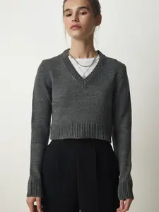 Happiness İstanbul Sveter  antracitová