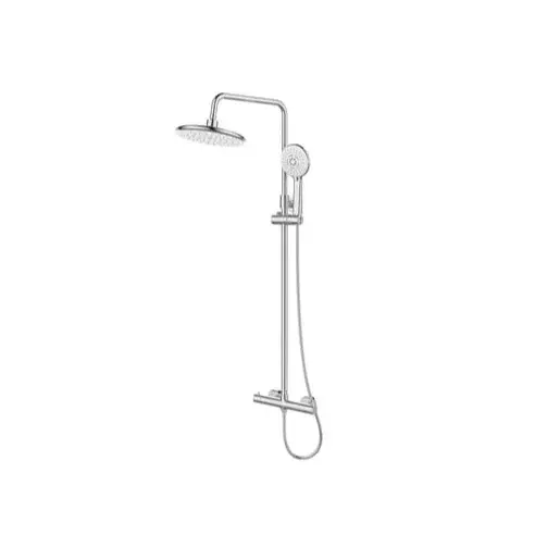 Sprchový systém SAT Basic s termostatickou batériou chróm SATSSTKEB