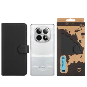 Flipové pouzdro Tactical Field Notes pro Xiaomi Redmi Note 15, černá