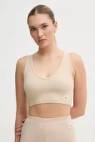 Top Calvin Klein Jeans béžová barva, J20J225246