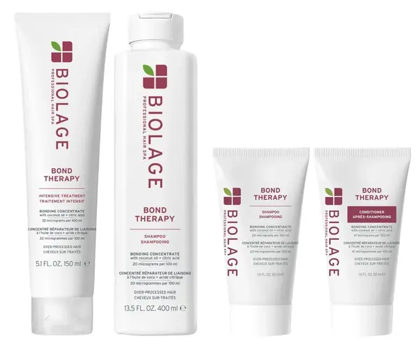 Sada pro extrémně poškozené vlasy Biolage Bond Therapy + šampon 50 ml a kondicionér 50 ml zdarma + dárek zdarma