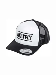Meatfly kšiltovka Docker Trucker Black / White | Černá | Velikost One Size