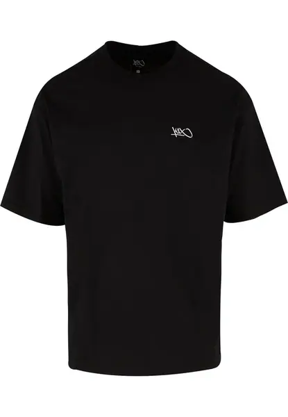 K1X Tričko  čierna / biela