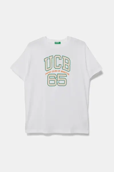 Dětské bavlněné tričko United Colors of Benetton