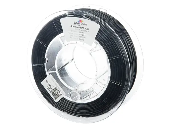 Spectrum 80992 3D filament, PC 275, 1,75mm, 250g, Černý (Traffic black)
