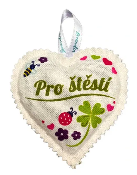 Vonné srdíčko, pro štěstí
