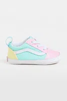 Dětské boty Vans Old Skool Crib tyrkysová barva, VN000CS5ZQP1