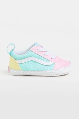 Dětské boty Vans Old Skool Crib tyrkysová barva, VN000CS5ZQP1