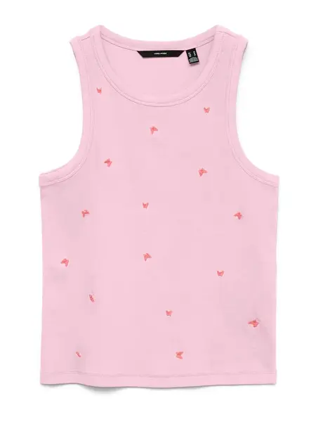 VERO MODA Top 'VMNAJA'  ružová / červená