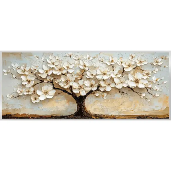 Euroart OBRAZ NA KOVU, stromy, 60/120/4 cm