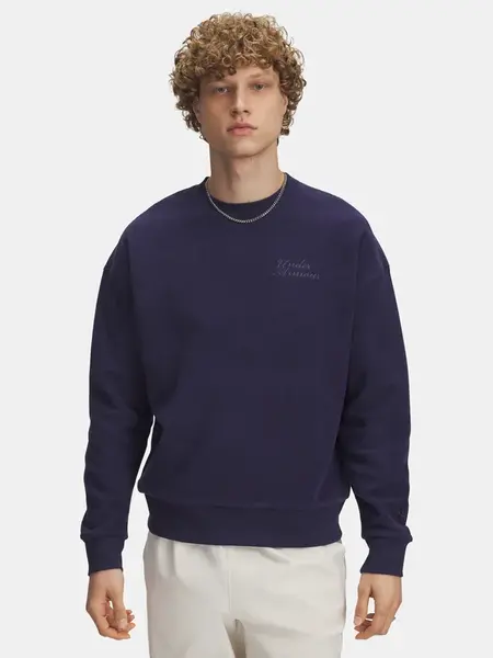 Pánská mikina Under Armour UA Icon Rev Terry Crew-BLU - Pánské