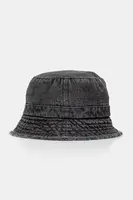 Dětský bavlněný klobouk United Colors of Benetton černá barva, 6LWQCA02H