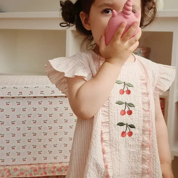 Dětský bavlněný top Konges Sløjd ELLIE FRILL TOP GOTS