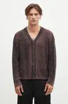 Svetr s příměsí vlny Paul Smith hnědá barva, M1R-917Y-N02506